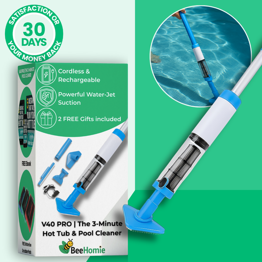 V40 PRO | The 3-Minute Hot Tub & Pool Cleaner