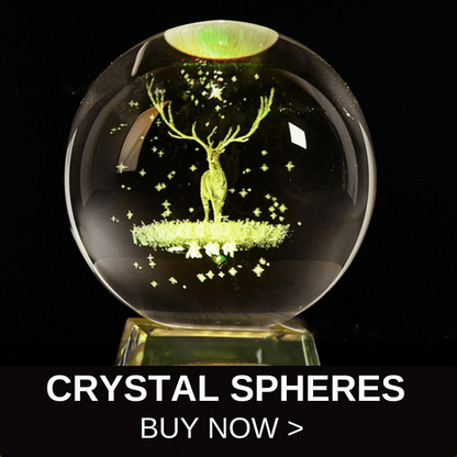 Colorful Night Light Crystal Sphere