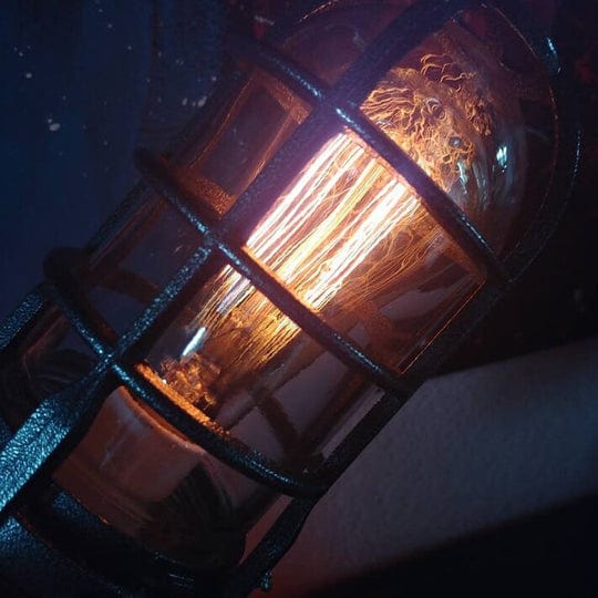 Jardioui Lampe-fusée Steampunk