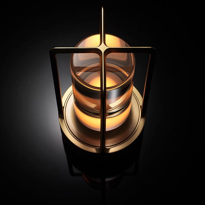 Jardioui Lampe nordique en cristal sans fil