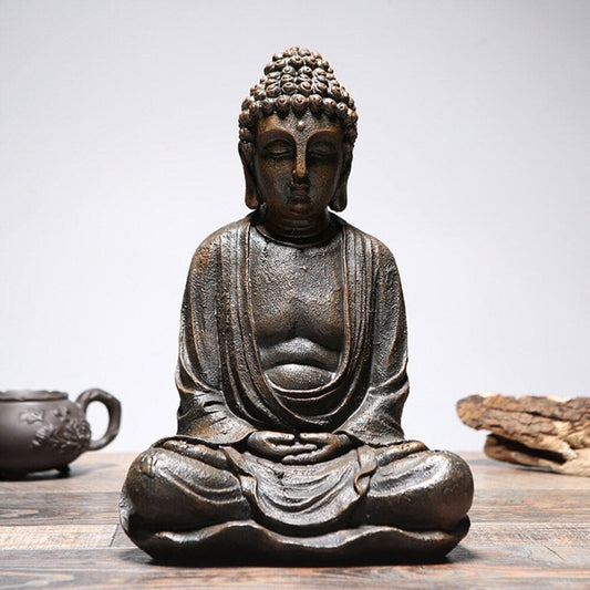 Jardioui Statue de bouddha décorative et méditative